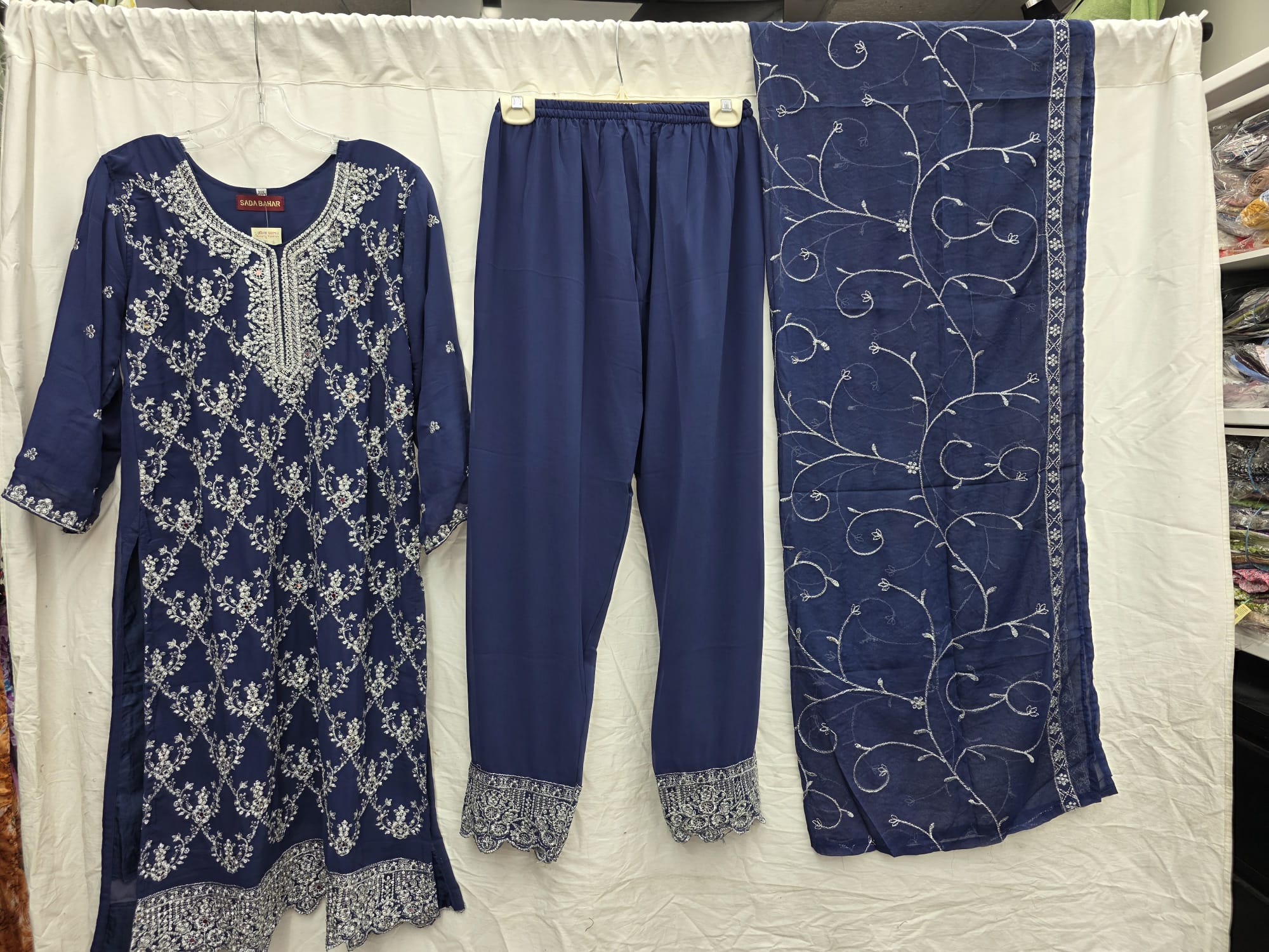 3piece Suit Chiffon Georgette Ready to Wear - Image 2