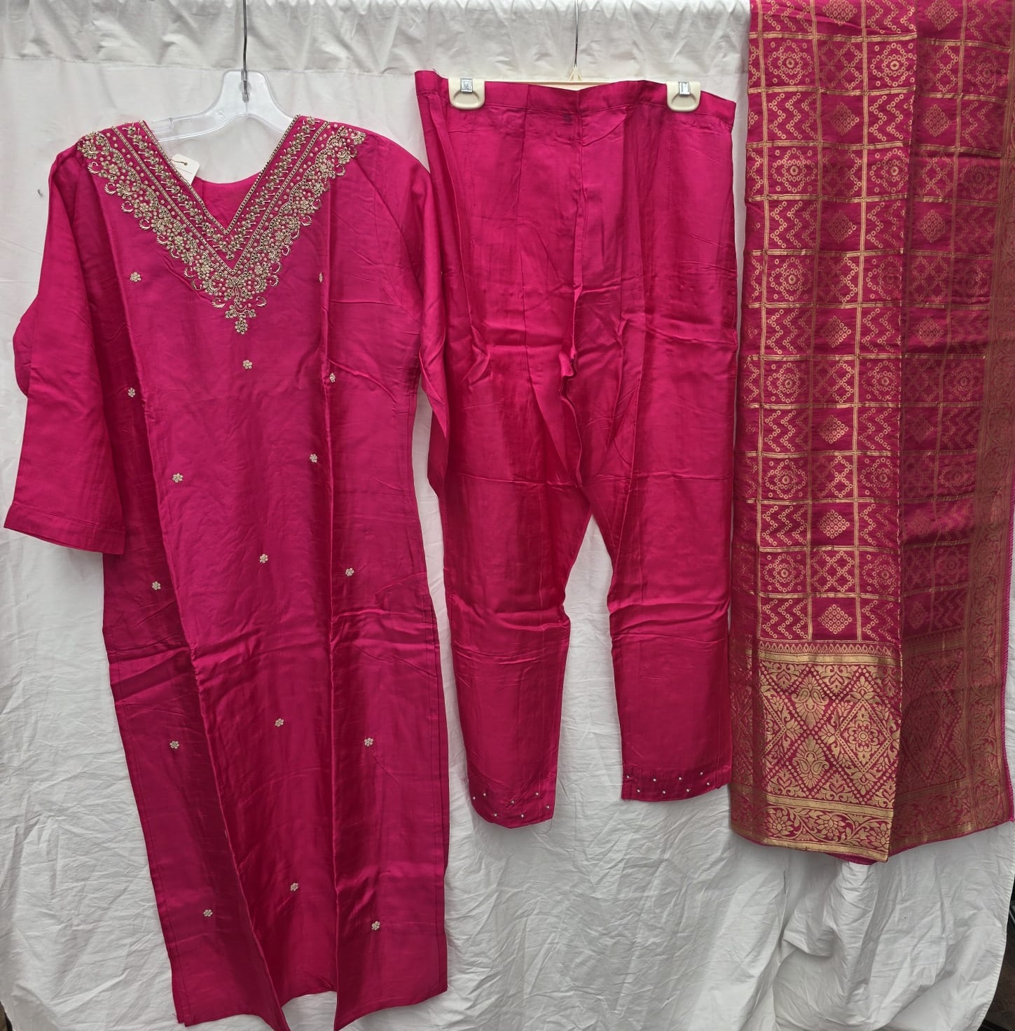 3Pc Silk Suit | Ready to Wear - Image 3