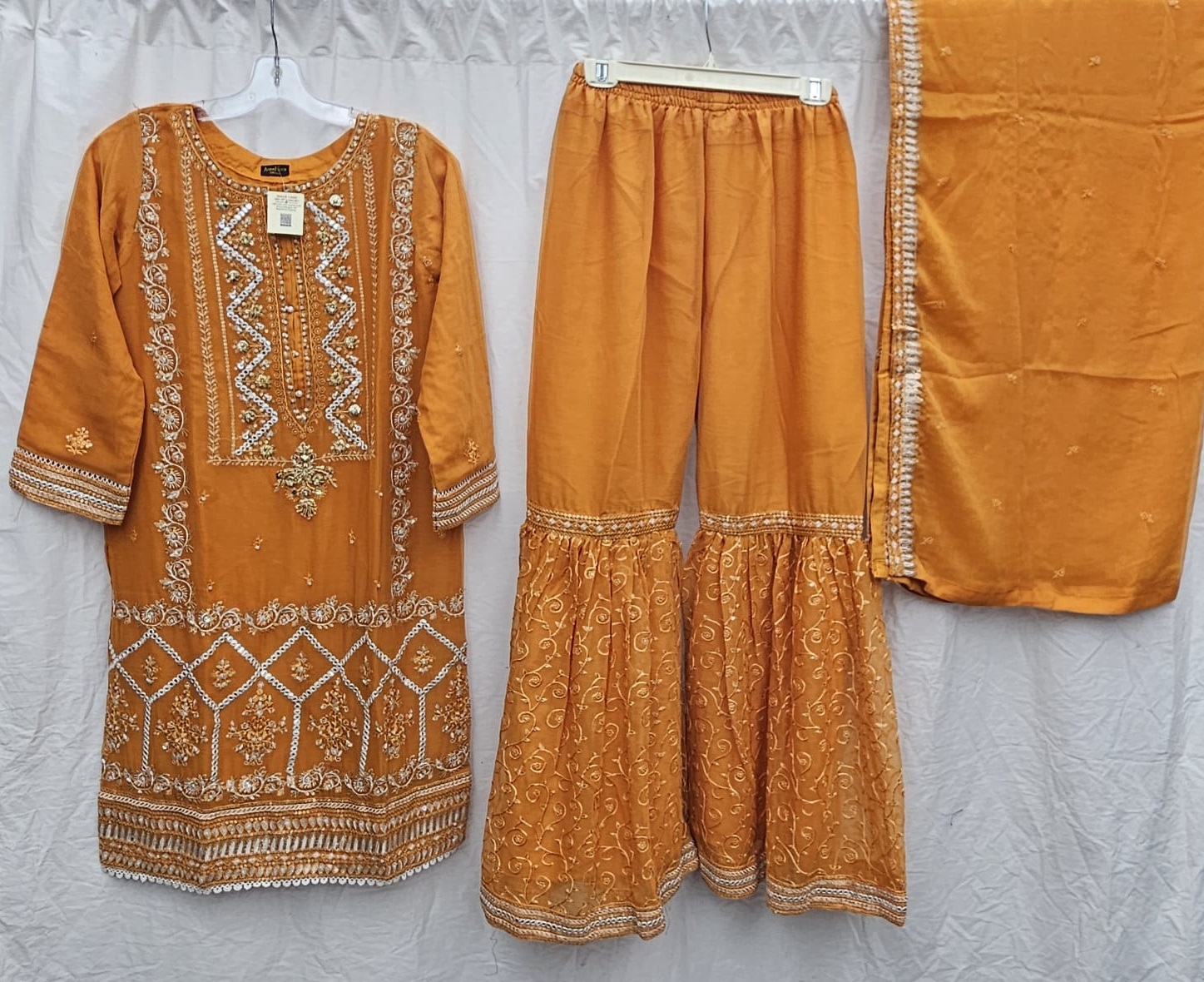 3Pc Chiffon Georgette Suit | Ready to Wear - Image 3
