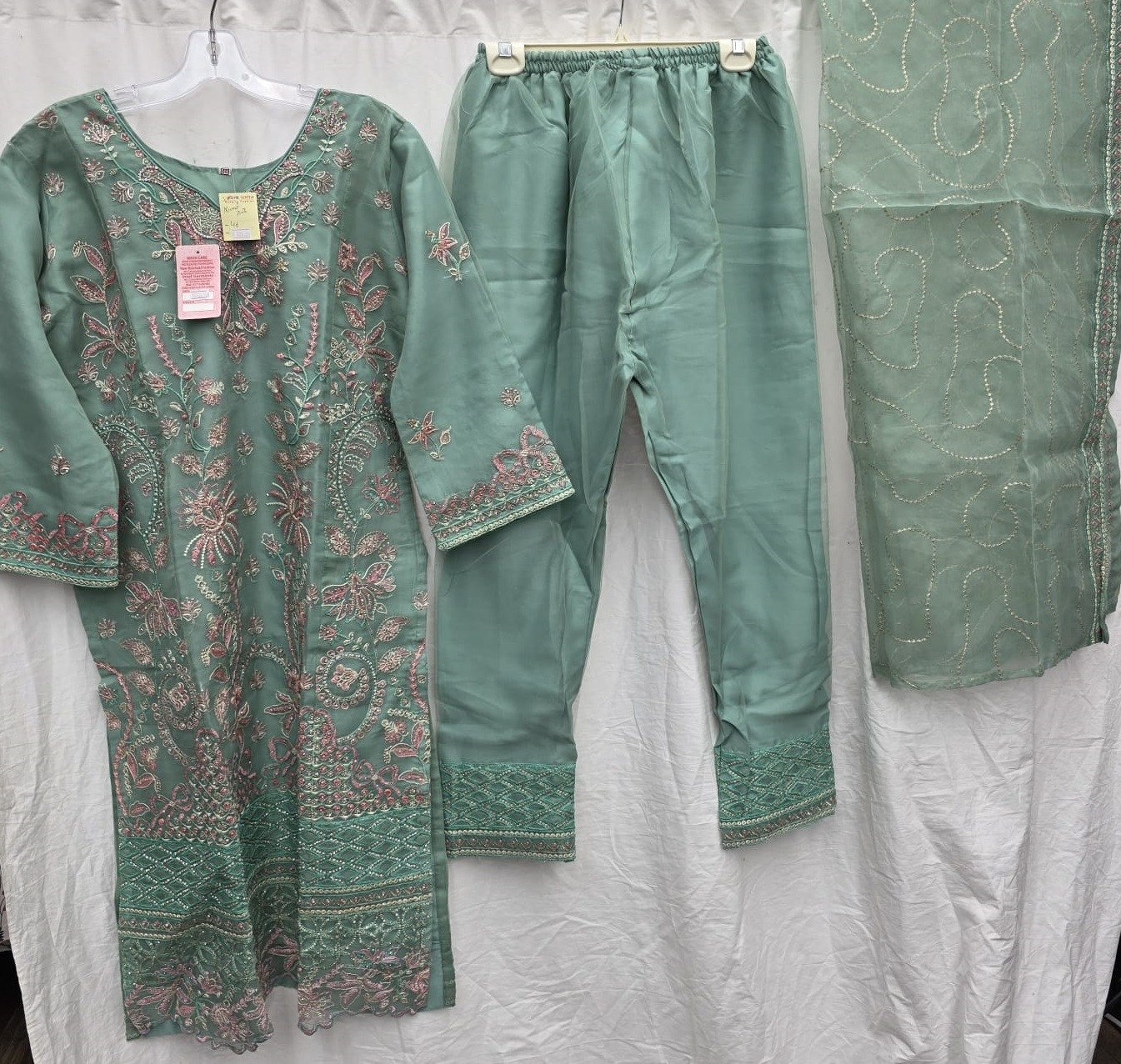 3Pc Chiffon Georgette Suit | Ready to Wear - Image 3