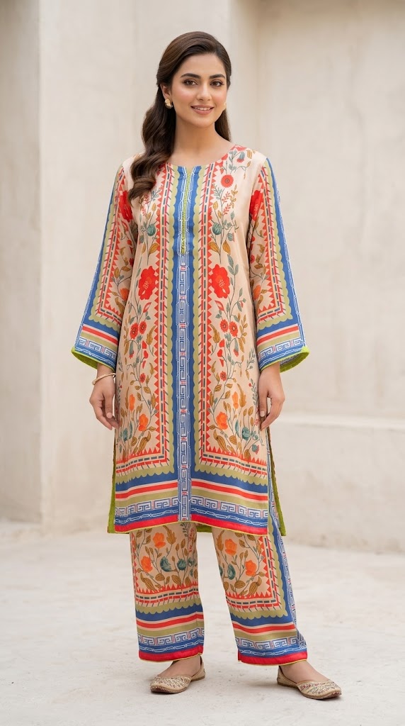 2Pc Linen Co-Ord Set | Ready to Wear