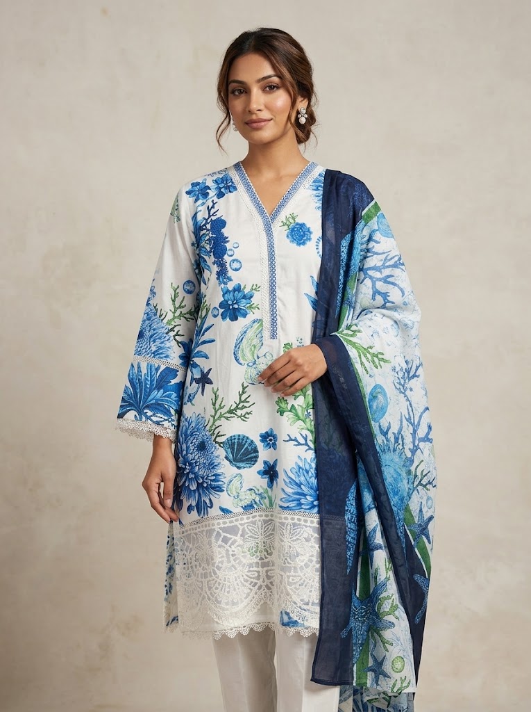 Maria B Lawn Suit | Ready to Wear