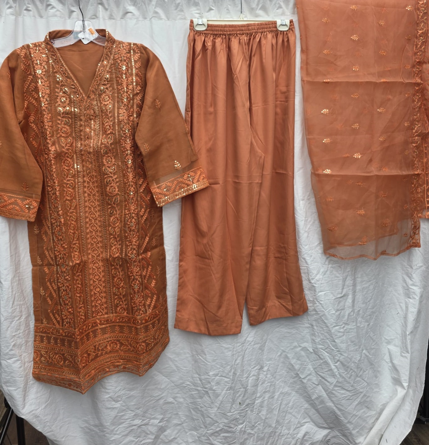 3Pc Chiffon Georgette Suit | Ready to Wear - Image 3