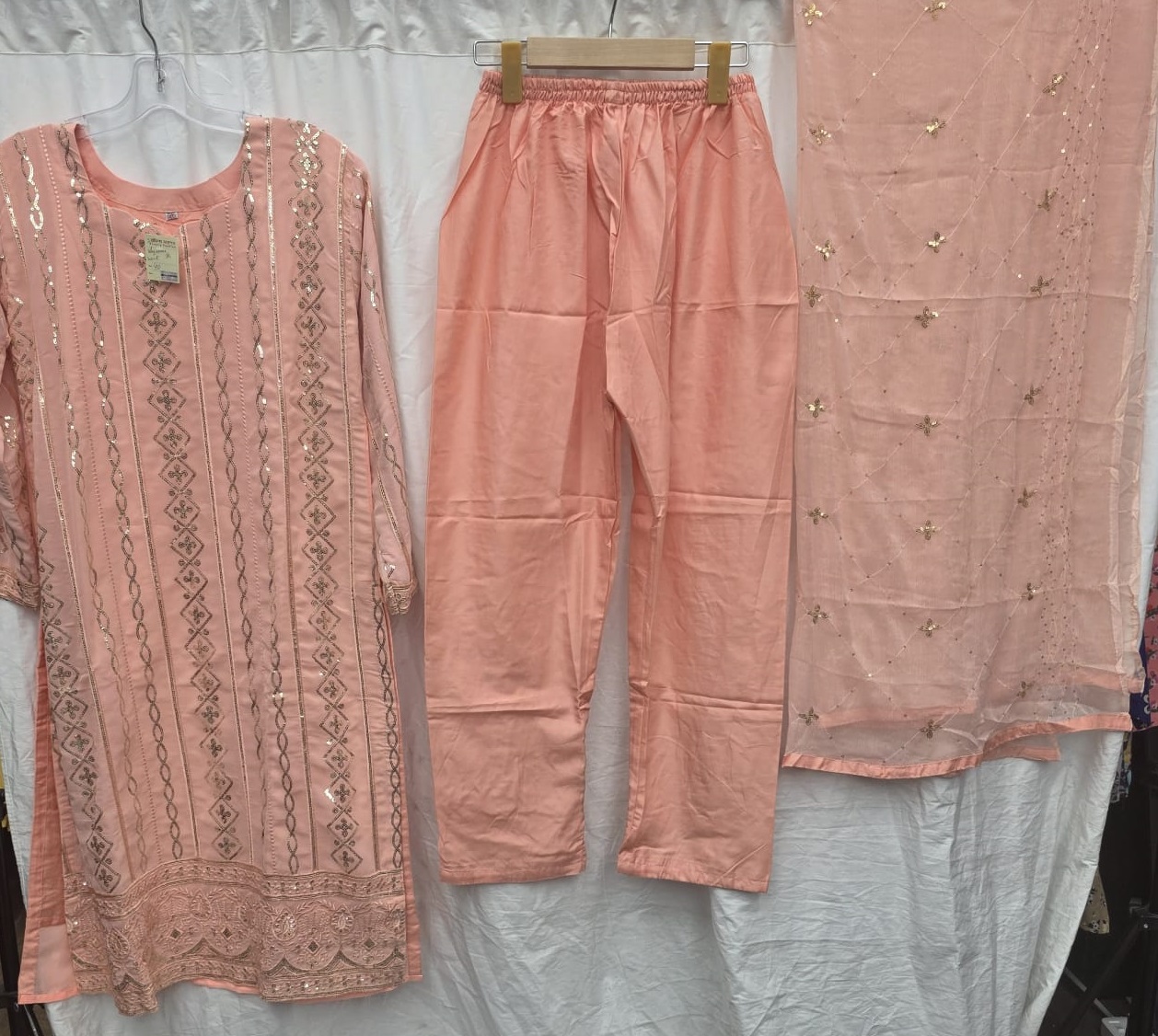 3Pc Chiffon Georgette Suit | Ready to Wear - Image 3