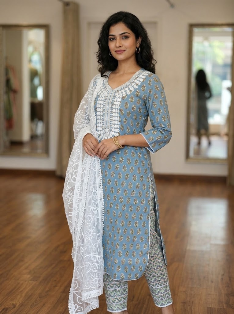 3Pc Cotton Suit | Ready to Wear
