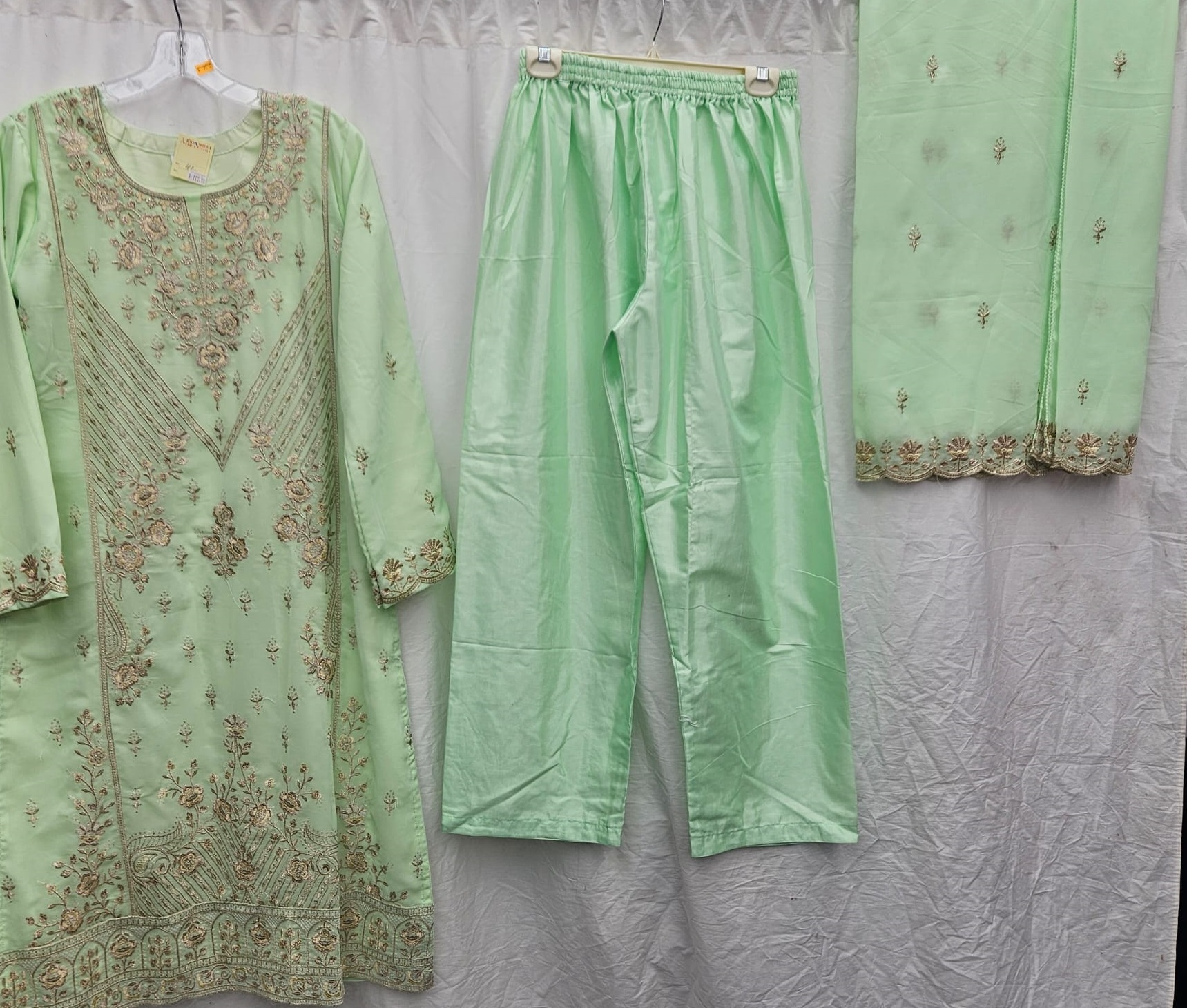 3Pc Chiffon Georgette Suit | Ready to Wear - Image 3
