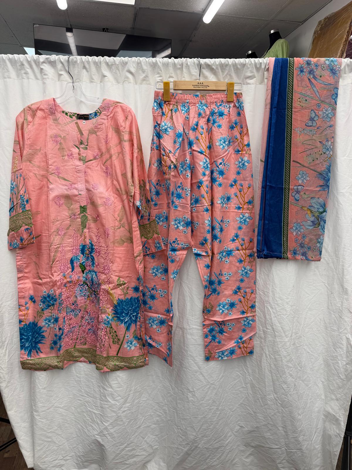 3Pc Embroidered Lawn Suit | Ready to Wear - Image 3