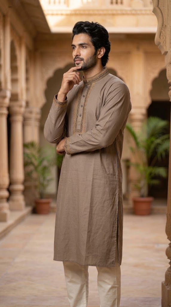 Mans Kurta Pajama | Ready to Wear - Image 2