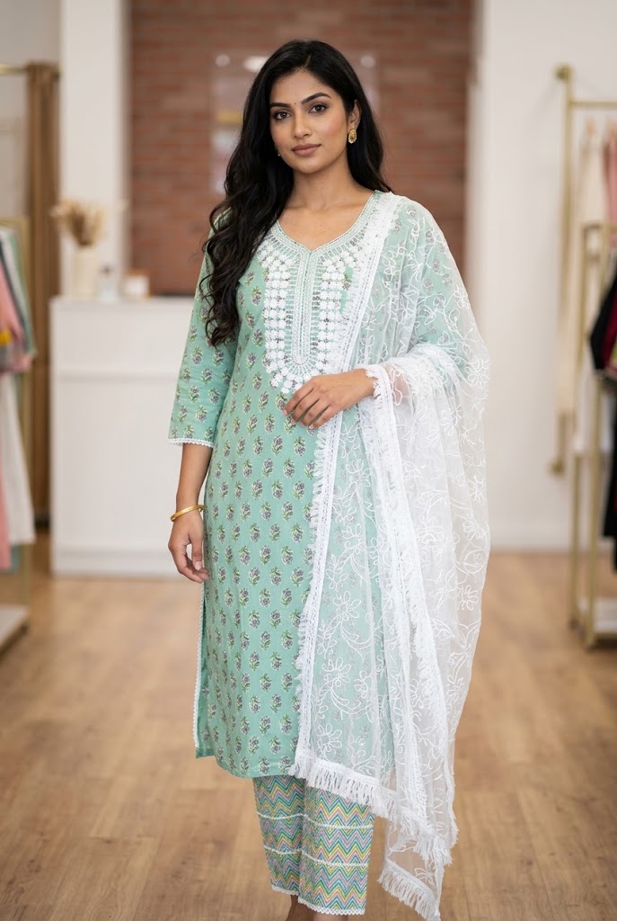 3Pc Embroidered Cotton Suit | Ready to Wear Vol 2