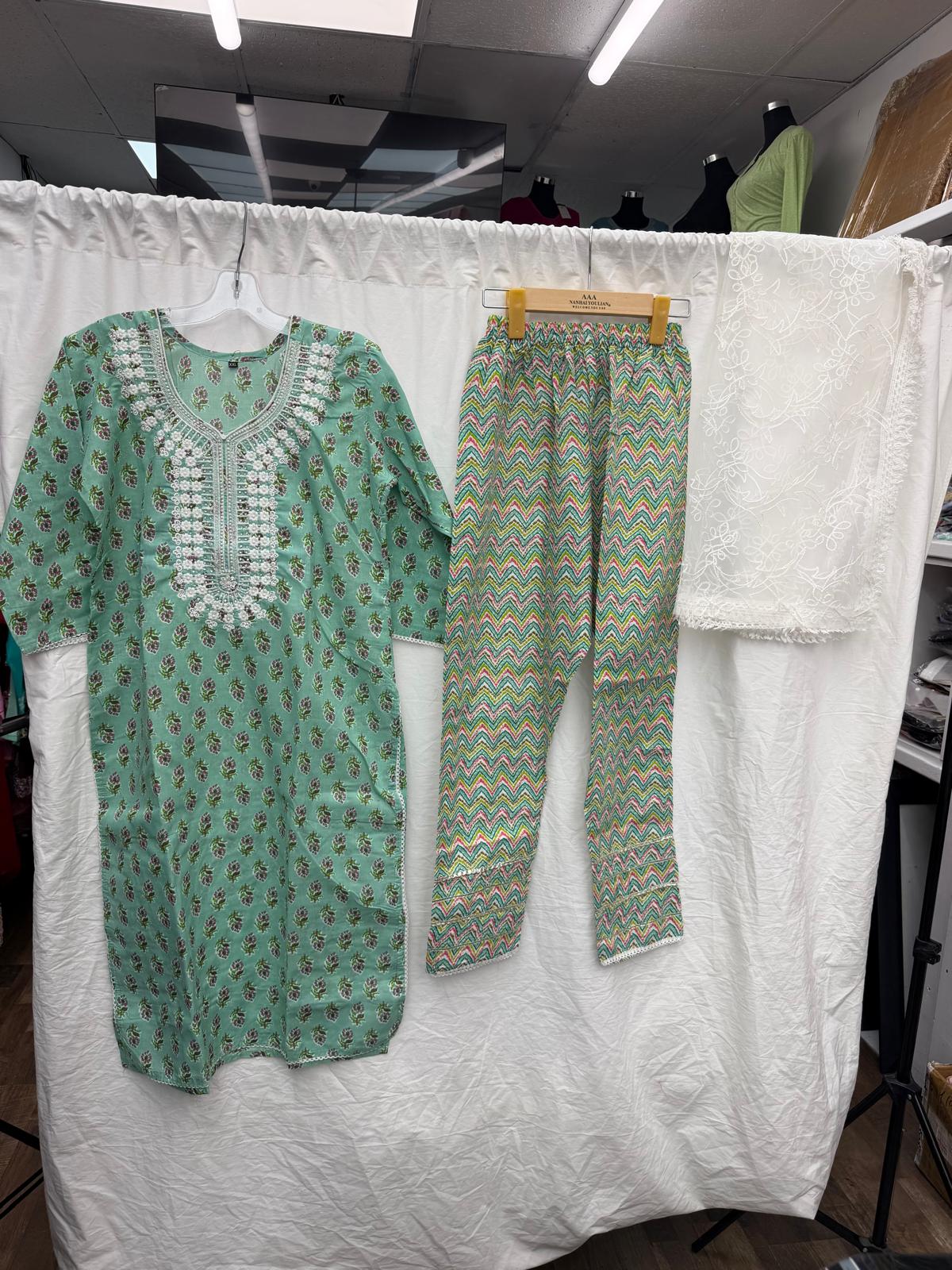 3Pc Embroidered Cotton Suit | Ready to Wear Vol 2 - Image 3