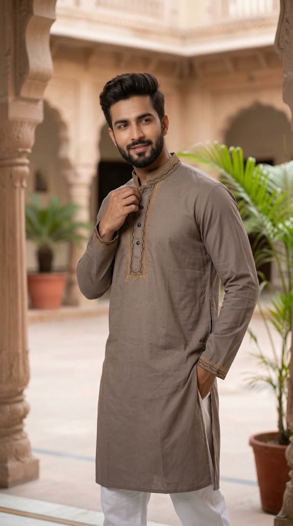Mans Kurta Pajama | Ready to Wear - Image 2
