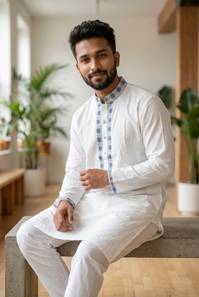 Mans Kurta Pajama | Ready to Wear - Image 2